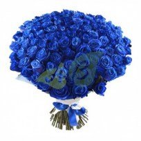 Букет из 101 Синей розы