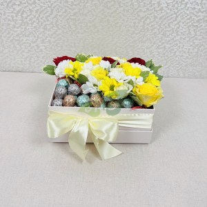 Цветы в синей коробке  Магия любви